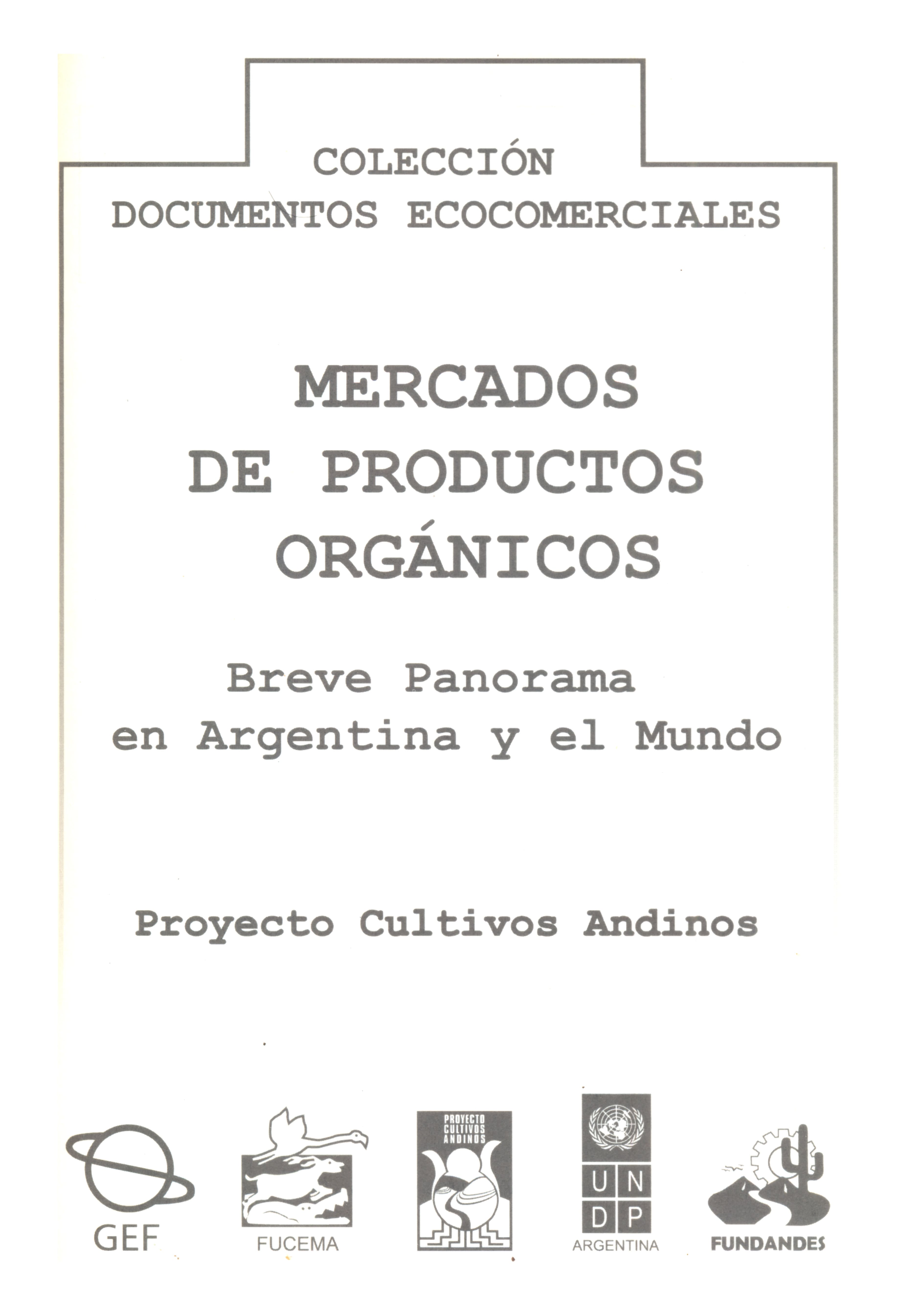 Portada Mercados de productos organicos
